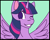 Size: 760x614 | Tagged: safe, artist:mscolorsplash, twilight sparkle, alicorn, pony, g4, bust, female, green background, mare, no pupils, one eye closed, simple background, smiling, solo, twilight sparkle (alicorn), wink