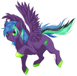 Size: 1846x1824 | Tagged: safe, artist:requiem♥, oc, oc only, oc:zolifer, pegasus, pony, colored hooves, cute, signature, simple background, solo, transparent background, wings