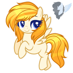 Size: 1448x1448 | Tagged: safe, artist:skyfallfrost, oc, oc only, pegasus, pony, female, mare, simple background, solo, transparent background