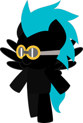 Size: 1716x2539 | Tagged: safe, artist:isaac_pony, oc, oc only, oc:thundercloud, pegasus, pony, cyan mane, glasses, kibiy pony, male, simple background, smiling, solo, spread wings, standing, tail, transparent background, vector, wings