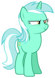 Size: 7100x10100 | Tagged: safe, artist:tardifice, lyra heartstrings, pony, g4, absurd resolution, determined, determined look, simple background, solo, transparent background, vector