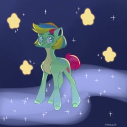 Size: 1000x1000 | Tagged: safe, oc, oc only, oc:mia (malarunych), original species, plush pony, pony, bandage, cutie mark, female, mare, plushie, solo, stars