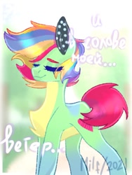 Size: 450x600 | Tagged: safe, oc, oc only, oc:mia (malarunych), original species, plush pony, pony, cutie mark, female, mare, plushie, solo