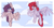 Size: 1301x676 | Tagged: safe, artist:kirbirb, oc, oc only, oc:scarlett lane, oc:snaggletooth, pegasus, pony, duo, flying, simple background