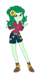Size: 1791x3323 | Tagged: safe, artist:gmaplay, wallflower blush, equestria girls, equestria girls series, g4, let it rain, spoiler:eqg series (season 2), adorasexy, cute, flowerbetes, music festival outfit, sexy, simple background, solo, transparent background