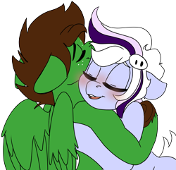 Size: 2243x2160 | Tagged: safe, artist:brainiac, part of a set, oc, oc:whiskey lullaby, cat, cat pony, original species, cute, female, high res, hug, mare, simple background, transparent background