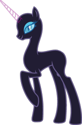 Size: 884x1345 | Tagged: safe, artist:krystalheartbases, nightmare rarity, pony, unicorn, g4, bald, base, eyelashes, female, mare, simple background, smiling, solo, transparent background