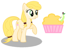 Size: 1176x832 | Tagged: safe, artist:whiteplumage233, oc, oc only, oc:apple muffin, earth pony, pony, female, magical lesbian spawn, mare, offspring, parent:applejack, parent:pinkie pie, parents:applepie, solo