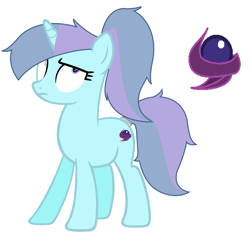 Size: 1968x1896 | Tagged: safe, artist:whiteplumage233, oc, oc only, oc:gloomy, pony, unicorn, female, mare, simple background, solo, white background