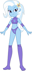 Size: 695x1547 | Tagged: dead source, safe, alternate version, artist:m-brony96, trixie, human, equestria girls, g4, belly button, female, simple background, solo, sports, transparent background, vector, wrestling