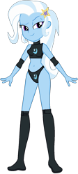 Size: 695x1547 | Tagged: dead source, safe, alternate version, artist:m-brony96, trixie, human, equestria girls, g4, belly button, female, simple background, solo, sports, transparent background, vector, wrestling