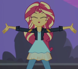 Size: 602x537 | Tagged: safe, screencap, sunset shimmer, equestria girls, g4, my past is not today, cropped, solo