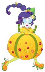 Size: 493x782 | Tagged: safe, artist:batboy101, rarity, equestria girls, equestria girls specials, g4, my little pony equestria girls: better together, my little pony equestria girls: holidays unwrapped, cornucopia costumes, high heels, inflatable dress, male, shoes