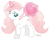 Size: 1200x964 | Tagged: safe, artist:jennieoo, oc, oc only, oc:sweetheart, pony, unicorn, bedroom eyes, eyeshadow, forever yours, heart, lidded eyes, magic, makeup, show accurate, simple background, solo, transparent background, vector