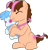 Size: 1334x1380 | Tagged: safe, artist:amelia-bases, artist:pegasski, oc, oc only, oc:curly mane, oc:think pink, pony, unicorn, g4, base used, eyes closed, horn, hug, male, necktie, plushie, simple background, smiling, solo, stallion, transparent background, unicorn oc