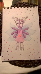Size: 1024x1823 | Tagged: safe, artist:mimicproductions, alicorn, pony, eight legs, eight-legged pony, glowing eyes, heart eyes, mewberty, mewberty wings, multiple legs, multiple limbs, ponified, solo, star butterfly, star vs the forces of evil, wingding eyes