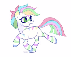 Size: 3176x2600 | Tagged: safe, alternate version, artist:lunnita_pony, oc, oc only, earth pony, pony, commission, female, high res, rule 63, simple background, smiling, solo, white background