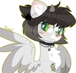Size: 2851x2756 | Tagged: safe, artist:kurosawakuro, oc, oc only, oc:panda (broken-boulevard), pegasus, pony, base used, female, high res, honrs, mare, simple background, solo, transparent background, two toned wings, wings
