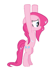 Size: 416x565 | Tagged: safe, artist:ocarina0ftimelord, pinkie pie, earth pony, pony, baby cakes, g4, bipedal, cute, female, inkscape, simple background, solo, transparent background, vector, wet, wet fur, wet mane, wet mane pinkie pie