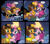 Size: 682x600 | Tagged: safe, artist:pencils, idw, cheese sandwich, pinkie pie, earth pony, pony, g4, season 10, spoiler:comic, spoiler:comic94, blushing, comic, female, hard hat, male, mare, ship:cheesepie, shipping, stallion, straight