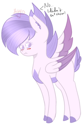Size: 770x1182 | Tagged: safe, artist:thecommandermiky, oc, oc only, oc:commander miky, deer, deer pony, peryton, pony, blushing, cute, solo