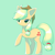 Size: 640x640 | Tagged: safe, artist:koiisu, applejack, earth pony, pony, g4, cute, female, green background, jackabetes, mare, simple background, solo