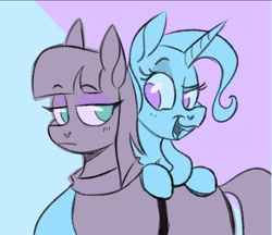 Size: 958x828 | Tagged: safe, artist:woollily, maud pie, trixie, g4, female, lesbian, ship:mauxie, shipping
