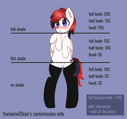 Size: 3000x2824 | Tagged: safe, artist:yumomochan, pony, advertisement, commission, commission info, high res, price sheet