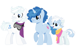 Size: 810x518 | Tagged: safe, artist:teafrown, double diamond, party favor, oc, oc:blueberry snow cone, earth pony, pony, unicorn, g4, base used, colt, gay, magical gay spawn, male, offspring, parent:double diamond, parent:party favor, parents:partydiamond, ship:partydiamond, shipping, simple background, stallion, white background