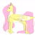 Size: 1280x1280 | Tagged: safe, artist:vintage-rec, fluttershy, pegasus, pony, g4, concave belly, countershading, female, lanky, large wings, mare, no pupils, pale belly, profile, simple background, skinny, solo, thin, unshorn fetlocks, white background, wings