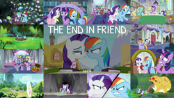 Size: 1978x1113 | Tagged: safe, edit, edited screencap, editor:quoterific, screencap, auburn vision, berry blend, berry bliss, big bell, braeburn, citrine spark, gallus, huckleberry, november rain, ocellus, peppermint goldylinks, rainbow dash, rarity, sandbar, silverstream, smolder, spike, starlight glimmer, strawberry scoop, twilight sparkle, yona, alicorn, bufogren, changedling, changeling, dragon, earth pony, griffon, hippogriff, pegasus, pony, unicorn, yak, g4, season 8, the end in friend, angry, bipedal, boots, dragoness, eyes closed, female, friendship student, male, open mouth, shoes, sonic rainboom, student six, twilight sparkle (alicorn), winged spike, wings
