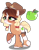 Size: 1700x2200 | Tagged: safe, artist:gihhbloonde, oc, oc only, pony, female, hat, mare, offspring, parent:applejack, parent:trouble shoes, parents:troublejack, simple background, solo, transparent background