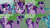 Size: 2000x1125 | Tagged: safe, edit, edited screencap, editor:quoterific, screencap, princess ember, starlight glimmer, twilight sparkle, alicorn, dragon, pony, unicorn, g4, triple threat, dragoness, female, open mouth, starlight glimmer is not amused, trio, twilight sparkle (alicorn), twilight sparkle is not amused, unamused