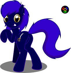 Size: 2689x2758 | Tagged: safe, artist:kyoshyu, oc, oc only, oc:slate shade, earth pony, pony, butt, female, high res, mare, plot, simple background, solo, transparent background