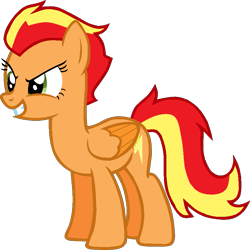 Size: 927x926 | Tagged: safe, artist:pegasski, artist:princessdeathwish, oc, oc only, oc:firefoot, pegasus, pony, g4, base used, eyelashes, female, grin, mare, pegasus oc, simple background, smiling, smirk, solo, transparent background, two toned wings, wings