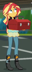 Size: 247x551 | Tagged: safe, screencap, sunset shimmer, equestria girls, g4, get the show on the road, my little pony equestria girls: summertime shorts, cropped, solo