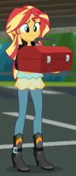 Size: 238x547 | Tagged: safe, screencap, sunset shimmer, equestria girls, g4, get the show on the road, my little pony equestria girls: summertime shorts, cropped, solo