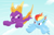 Size: 3525x2244 | Tagged: safe, artist:porygon2z, rainbow dash, g4, crossover, high res, spyro the dragon, spyro the dragon (series)