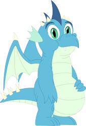 Size: 2409x3547 | Tagged: safe, artist:porygon2z, oc, oc only, oc:gutz, dragon, fat, high res, simple background, solo, transparent background, vector