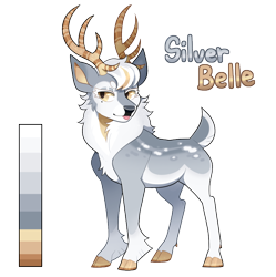 Size: 834x839 | Tagged: safe, artist:lastnight-light, oc, oc only, oc:silver belle, deer, male, simple background, solo, transparent background