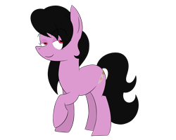 Size: 5000x4000 | Tagged: safe, artist:anedgycreator, oc, oc only, earth pony, pony, 2021 community collab, derpibooru community collaboration, earth pony oc, female, lidded eyes, mare, simple background, smiling, smirk, solo, transparent background