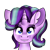 Size: 1024x1024 | Tagged: safe, artist:winterfloof, starlight glimmer, pony, unicorn, g4, bust, digital art, female, horn, looking at you, mare, portrait, simple background, smiling, smiling at you, solo, transparent background