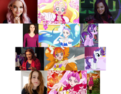 Size: 1280x993 | Tagged: safe, artist:dominickdr98, rarity, starlight glimmer, g4, go! princess precure, kelly sheridan, tabitha st. germain, voice actor