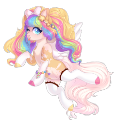 Size: 1848x1920 | Tagged: safe, artist:shady-bush, oc, oc only, pegasus, pony, clothes, female, mare, one eye closed, simple background, socks, solo, tongue out, transparent background, wink