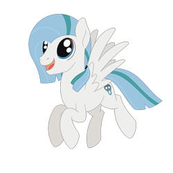 Size: 2048x2048 | Tagged: safe, artist:dyonys, oc, oc:chilling fright, pegasus, pony, flying, high res, male, open mouth, simple background, smiling, stallion, transparent background