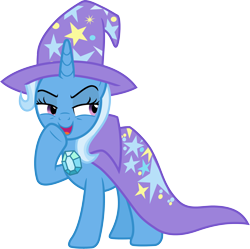 Size: 3008x3000 | Tagged: safe, artist:jeatz-axl, trixie, pony, unicorn, g4, no second prances, cape, clothes, female, hat, high res, mare, simple background, solo, transparent background, trixie's cape, trixie's hat, vector