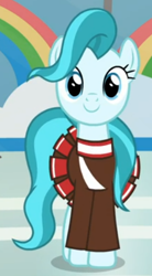 Size: 282x512 | Tagged: safe, screencap, lighthoof, earth pony, pony, 2 4 6 greaaat, g4, clothes, cropped, cute, female, lightorable, mare, pleated skirt, skirt, solo, sweater