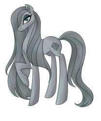 Size: 1000x1200 | Tagged: safe, artist:puddingskinmcgee, oc, oc only, oc:stoneheart, earth pony, pony, 2021 community collab, derpibooru community collaboration, female, looking at you, mare, raised hoof, simple background, solo, transparent background