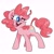 Size: 2048x2048 | Tagged: safe, artist:swirlseypop, pinkie pie, earth pony, pony, g4, cheek fluff, chest fluff, colored pupils, cute, diapinkes, female, heart eyes, high res, mare, one eye closed, open mouth, open smile, simple background, smiling, solo, white background, wingding eyes, wink