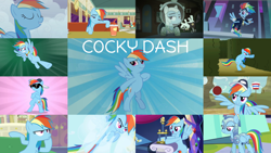 Size: 1974x1111 | Tagged: safe, edit, edited screencap, editor:quoterific, screencap, honey curls, mare e. lynn, rainbow dash, twilight sparkle, zapp, alicorn, pony, castle sweet castle, common ground, friendship is magic, g4, may the best pet win, power ponies (episode), scare master, the end in friend, the mysterious mare do well, the return of harmony, the saddle row review, armor, astrodash, clothes, coach rainbow dash, costume, jousting outfit, power ponies, twilight sparkle (alicorn)